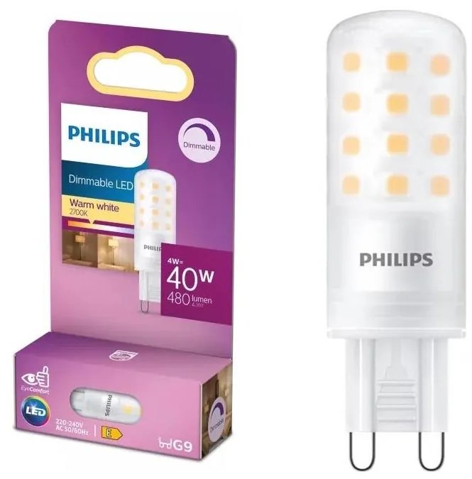 Lampadina LED Philips G9/4W/230V 2700K