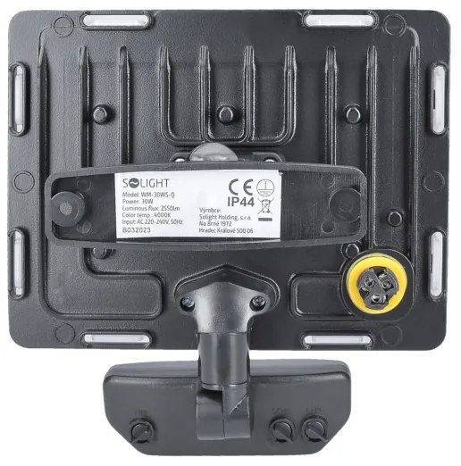 Solight WM-30WS-Q - Proiettore da esterno a LED con sensore LED/30W/230V 4000K IP44