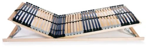 Reti a Doghe 2 pz 7 Zone con 42 Doghe in Legno 90x200 cm