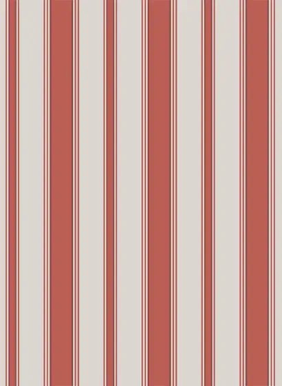 Cole & Son Carta da parati Cambridge Stripe - red