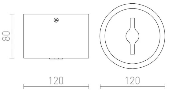 RED - Design Rendl-R12634 - Faretto LED dimmerabile KELLY 15W/230V nero