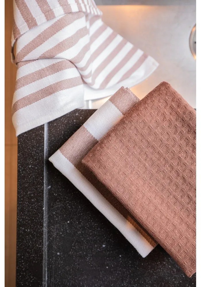 Set di strofinacci in cotone 3 pz 51x74 cm Marra – Tiseco Home Studio