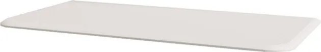 Top per lavabo Bohemia BADEN HAUS L 98 x H 1.6 x P 50 cm bianco  mdf