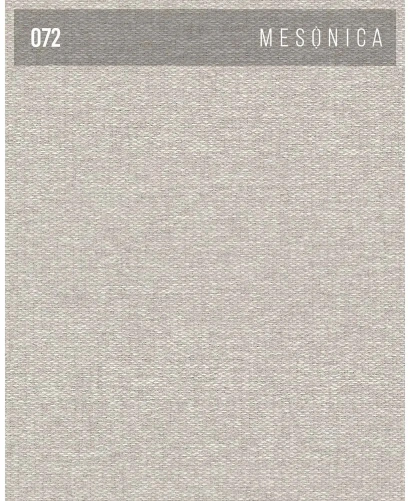 Letto matrimoniale imbottito beige con contenitore con griglia 160x200 cm Bufo - MESONICA