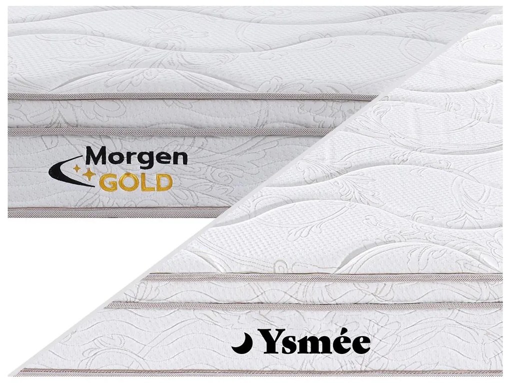 Materasso matrimoniale francese a molle 3 zone e memory foam 140 x 190 cm - WOLKENTANZ di MORGENGOLD