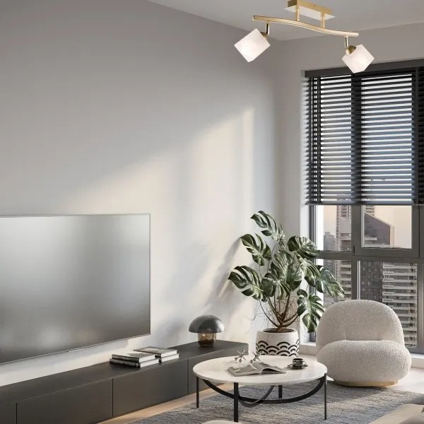 Faretto KLARA 2xE14/40W/230V oro