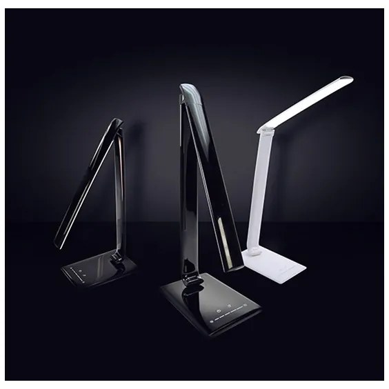 Solight WO37-B - Lampada LED da tavolo dimmerabile Connettore USB LED/12W/230V nero