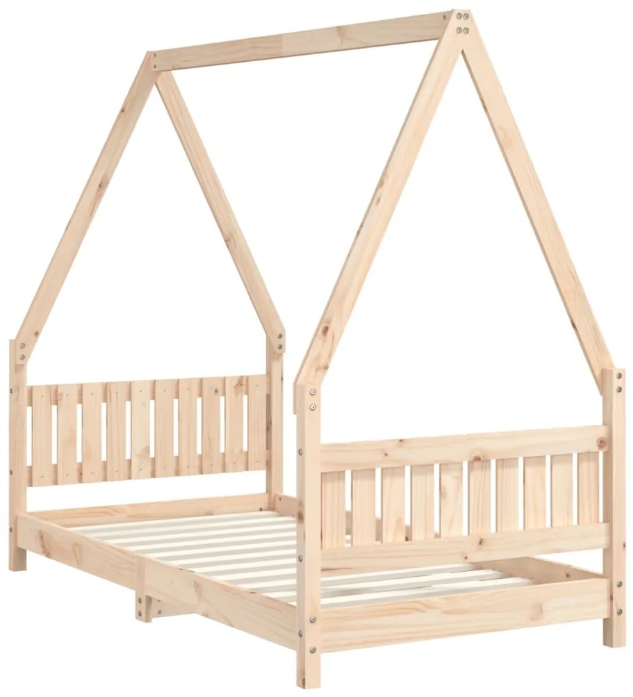 Giroletto per bambini 80x160 cm in legno massello di pino