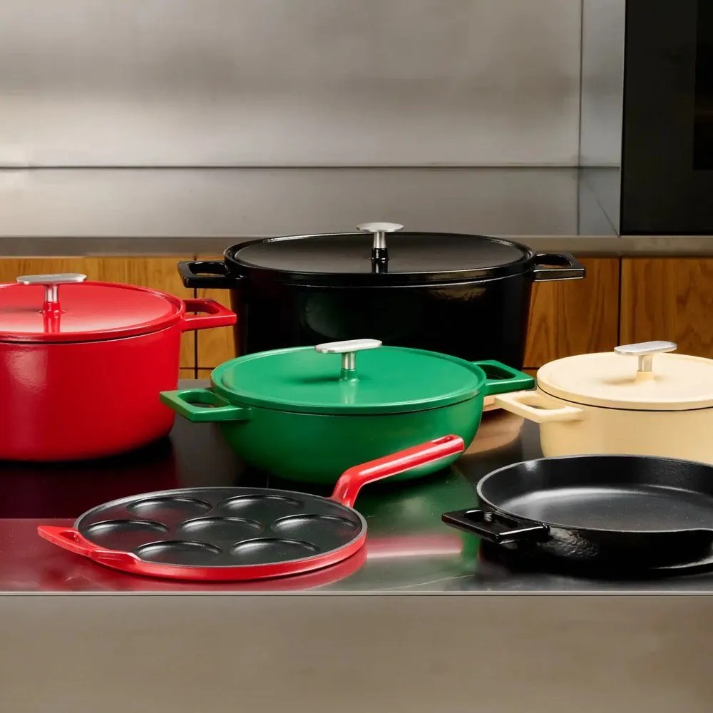 Casseruola in ghisa con coperchio incluso adatta all'induzione 5,5 l Mattia 3.0 – FABINI