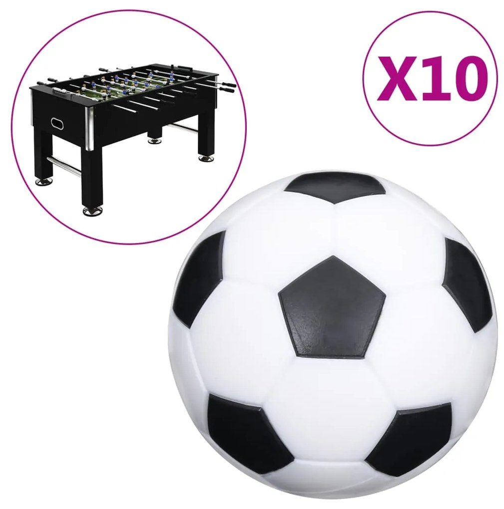 Palline Per Calcio Balilla 10 Pz 32 Mm Abs /