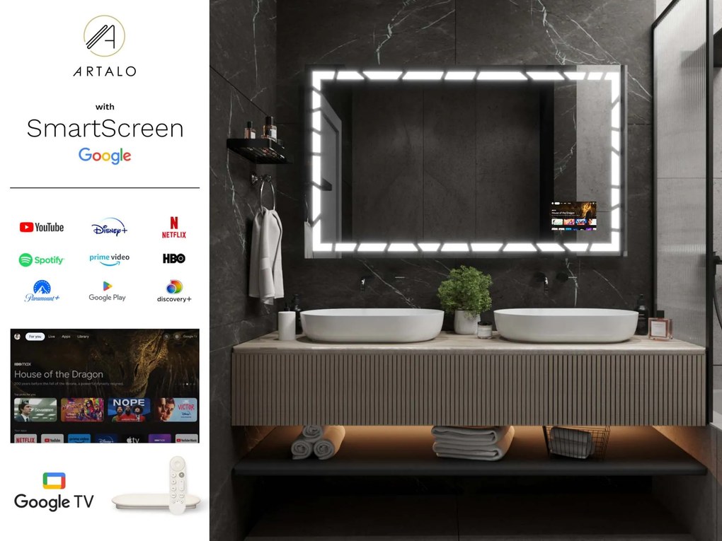 Specchio con LED illuminazione M21 premium