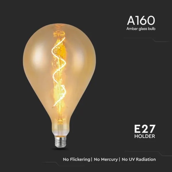 Lampadina LED a filamento A160 E27/4W/230V 1800K