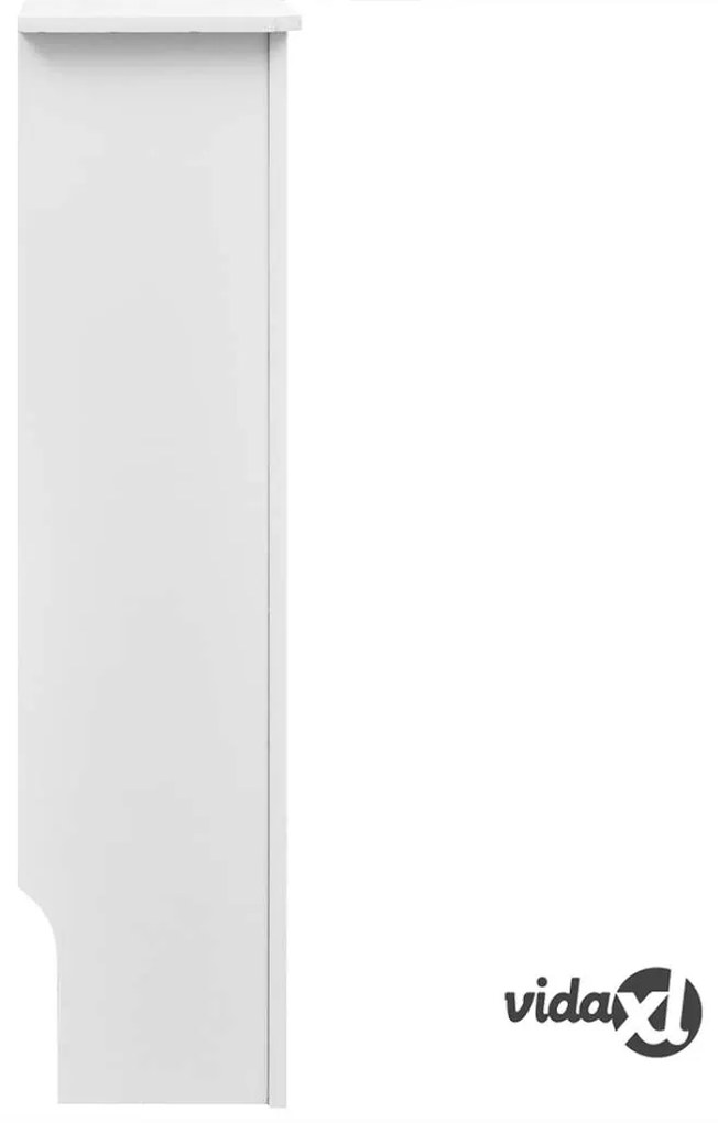 vidaXL Armadietto Copritermosifone in MDF Bianco 152 cm