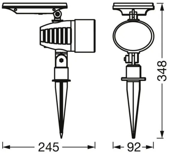 Osram - Lampada solare LED RGBW dimmerabile SMART+ SOLAR LED/0,6W/3,7V IP44