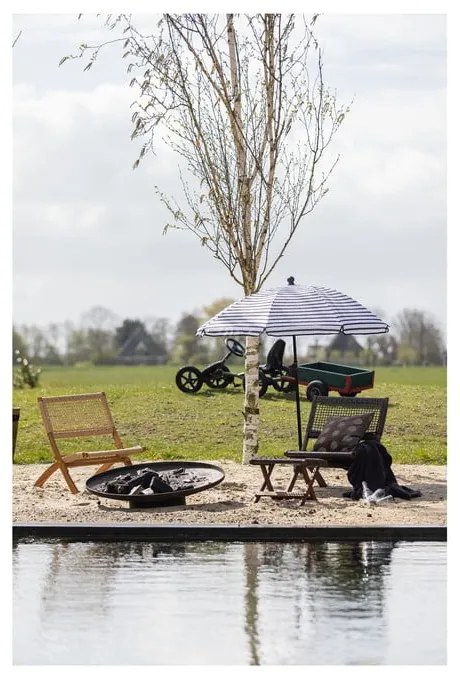 Poltrona pieghevole da giardino in legno romboidale Lois - WOOOD