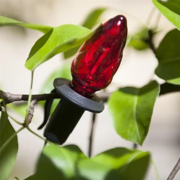 Catena luminosa LED di espansione per esterni CONE FILAMENT, 20 lampadine E10, 14 m, multicolore/bianco caldo, IP44