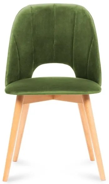 Sedia da pranzo TINO 86x48 cm luce verde/faggio
