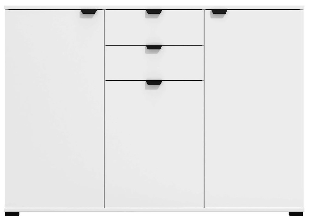 ONE - credenza moderna con 3 ante e 2 cassetti