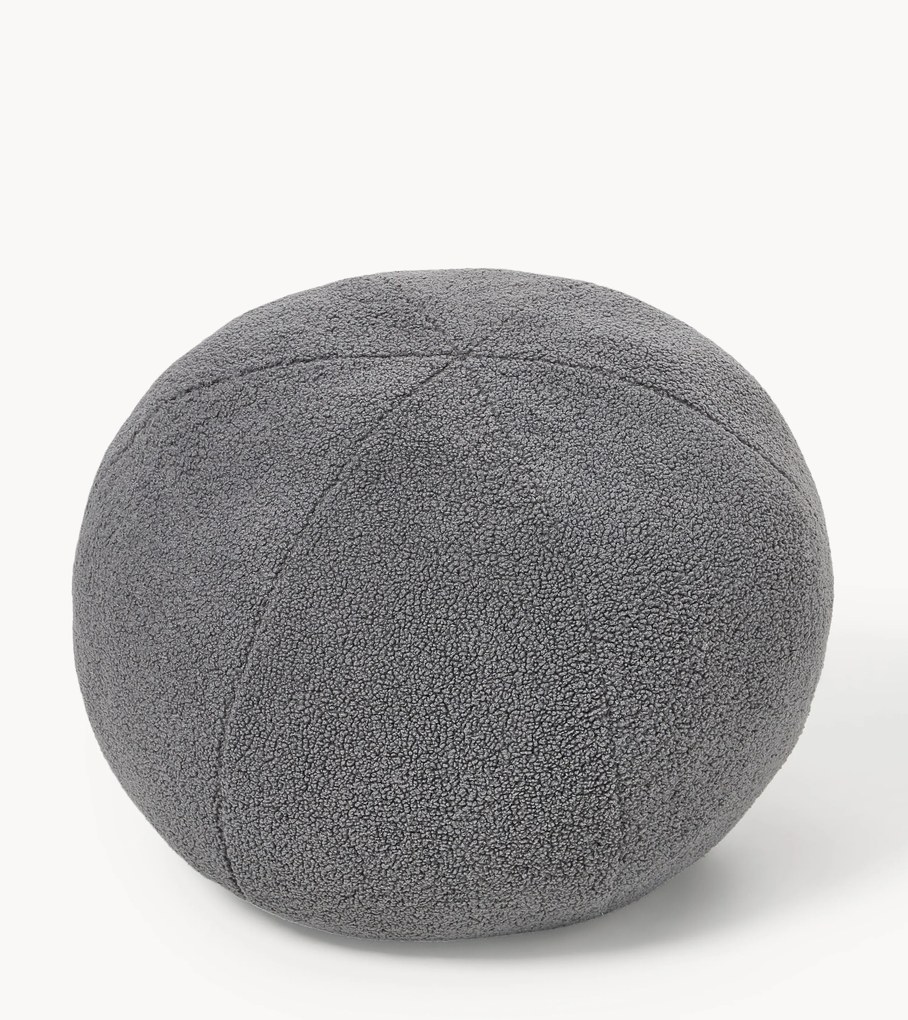 Westwing Crosby Studios, Cuscino decorativo rotondo in bouclé Celeste Ø 50 cm