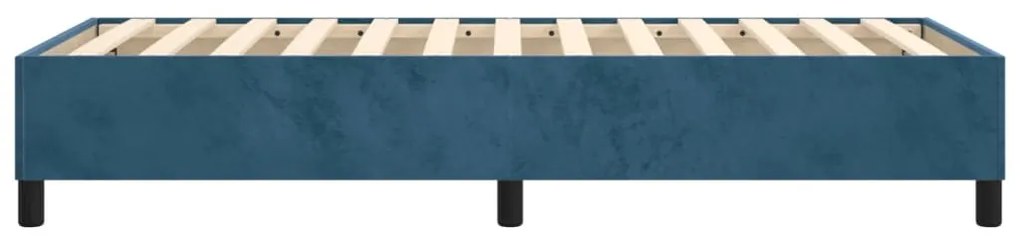 Giroletto Blu Scuro 90x190 cm in Velluto