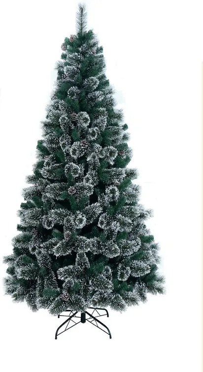 Albero di Natale artificiale New Cortina verde H 210 cm x ø 120 cm