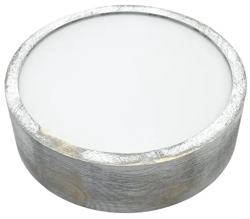 Brilagi - Plafoniera PINO 1xE27/15W/230V pino/argento diam. 27,5 cm