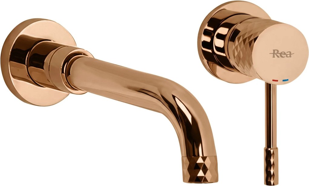 Rubinetto da incasso Rea Lungo Diamond Copper + BOX