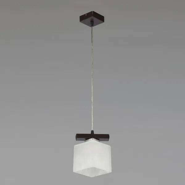 Jupiter 1096 - PO1 - Lampadario a sospensione POLA 1xE27/60W/230V wengé