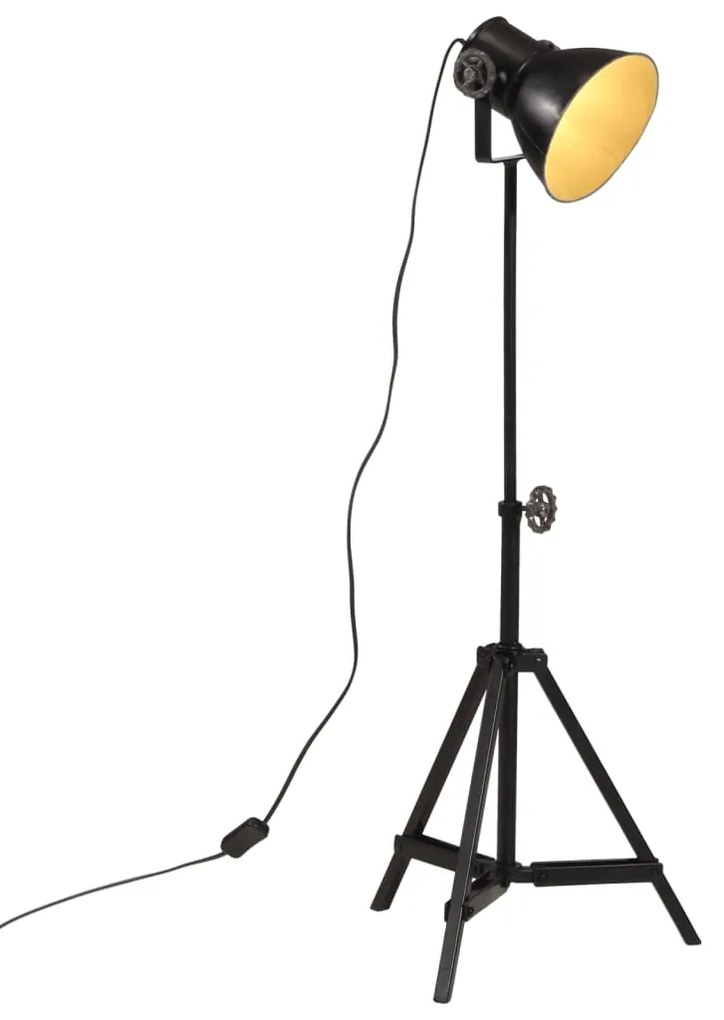 Lampada Da Terra 25 W Nera 35x35x65/95 Cm E27 /