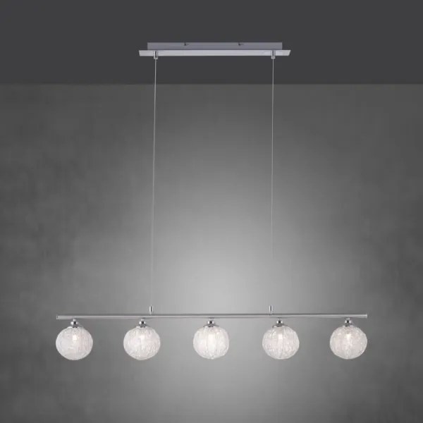 Paul Neuhaus 2790-55 - Lampadario su corda WOMBLE 5xG9/28W/230V