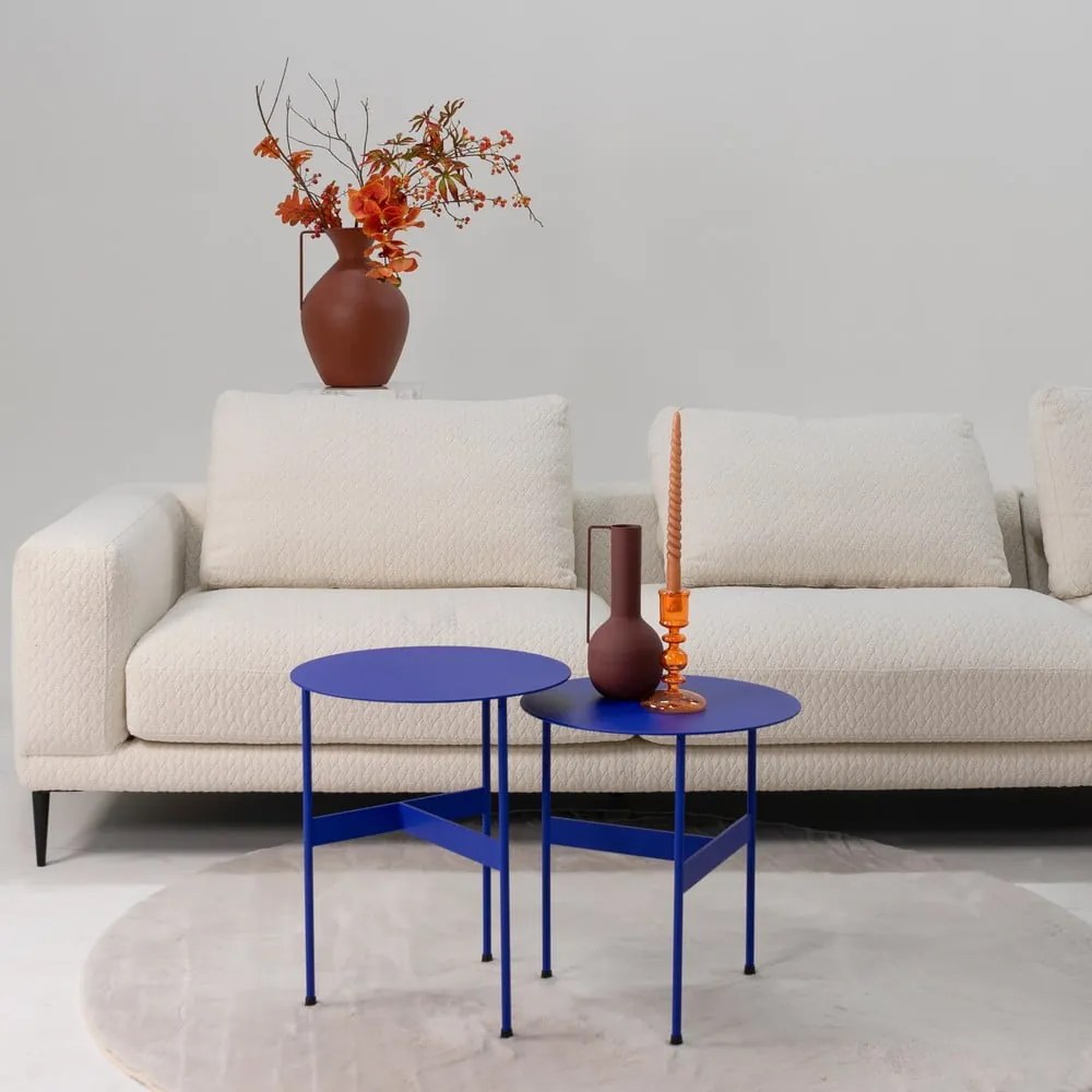 Tavolino rotondo in metallo ø 40 cm Mira – Spinder Design