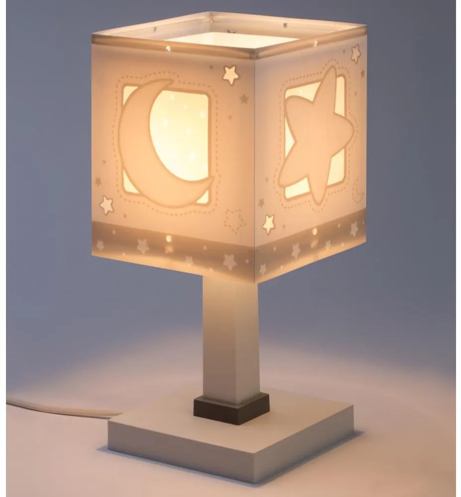 Dalber 63231NE - Lampada LED per bambini MOONLIGHT 1xG4/4W/230V grigia