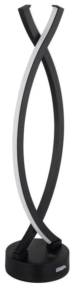 Globo 58457S - Lampada da tavolo LED dimmerabile HELA LED/1W/3,7V nera