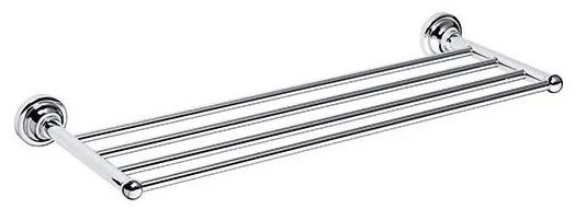 Portasciugamani 66,5x6,5 cm argento