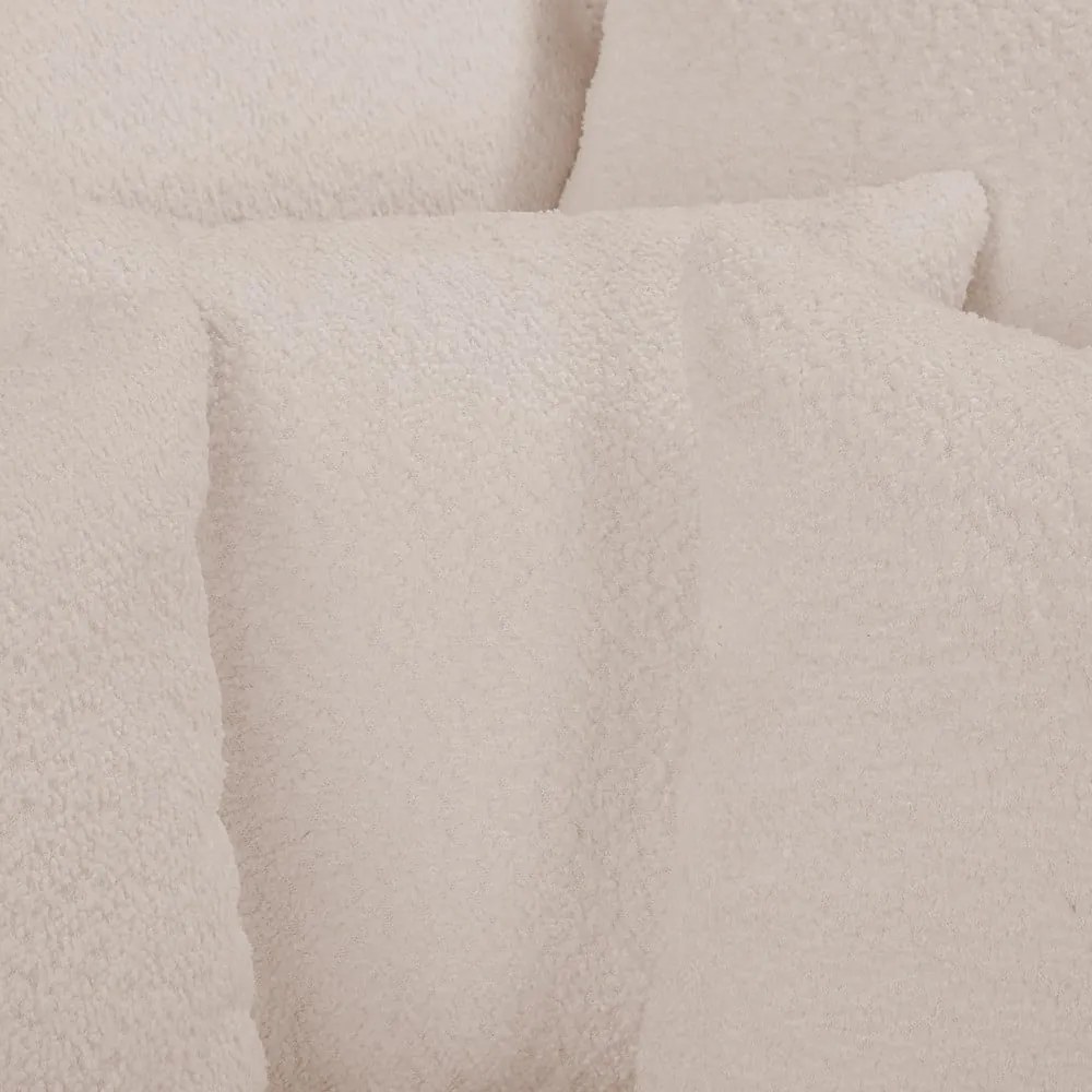 Divano angolare beige in tessuto bouclé (angolo destro) Ariella - Ropez