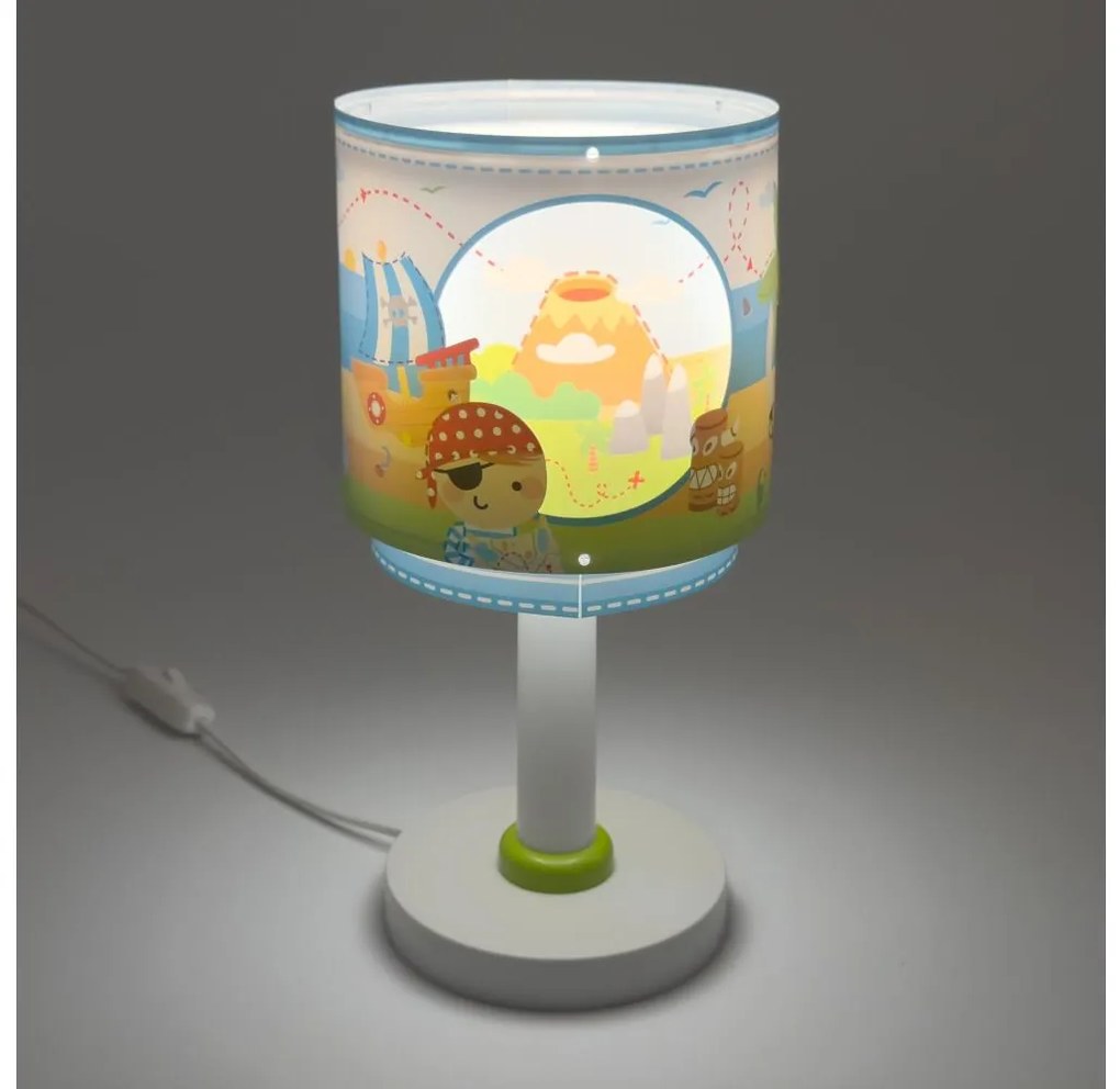 Dalber 60651N - Lampada da comodino LED per bambini PIRATE ISLAND 1xG4/4W/230V multicolore