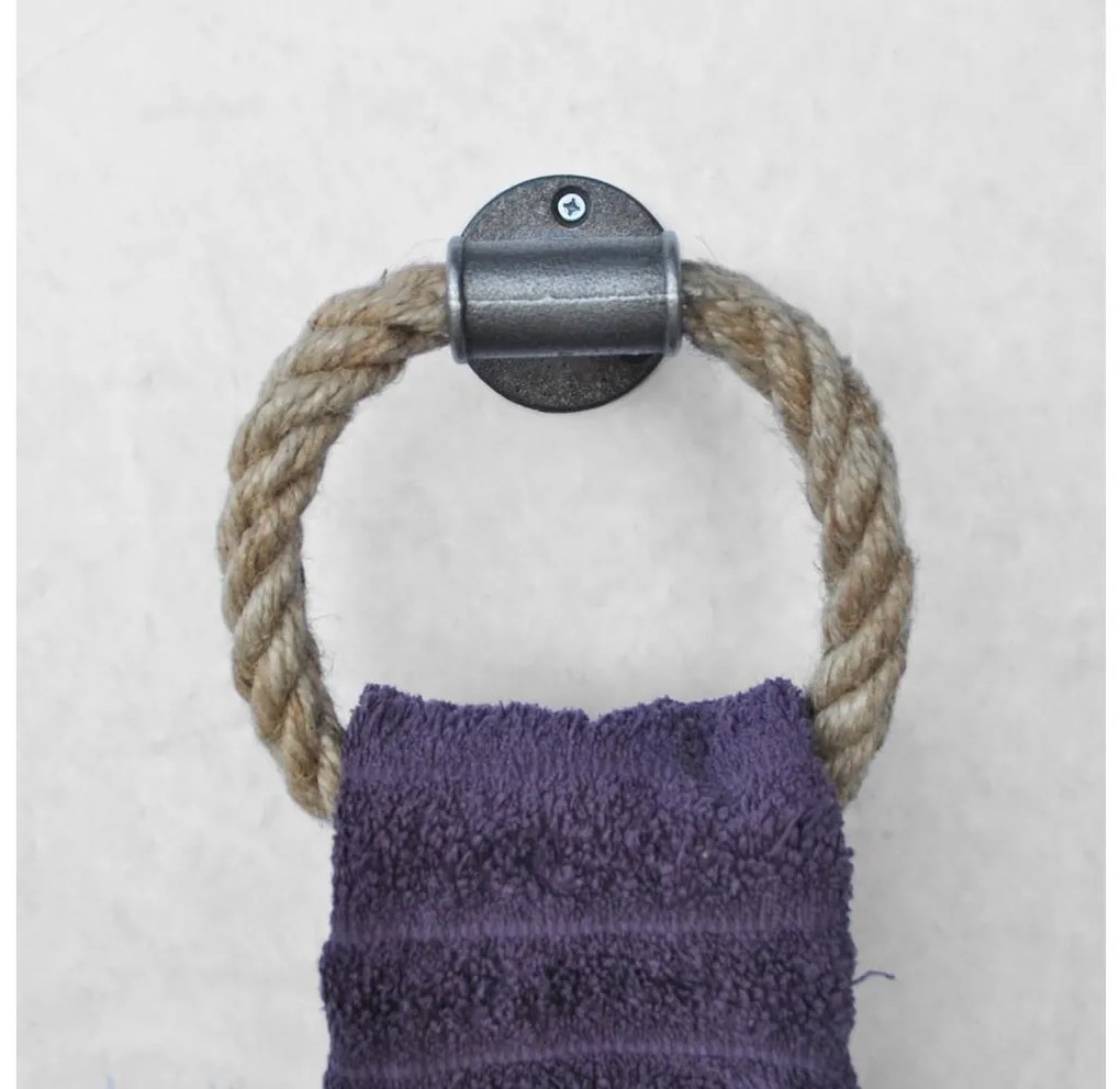 Porta asciugamani BORURAF 20x20 cm beige