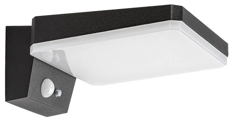 Rabalux 77078 - Lampada solare da parete LASSET LED 4,4W 3,7V IP54 nera