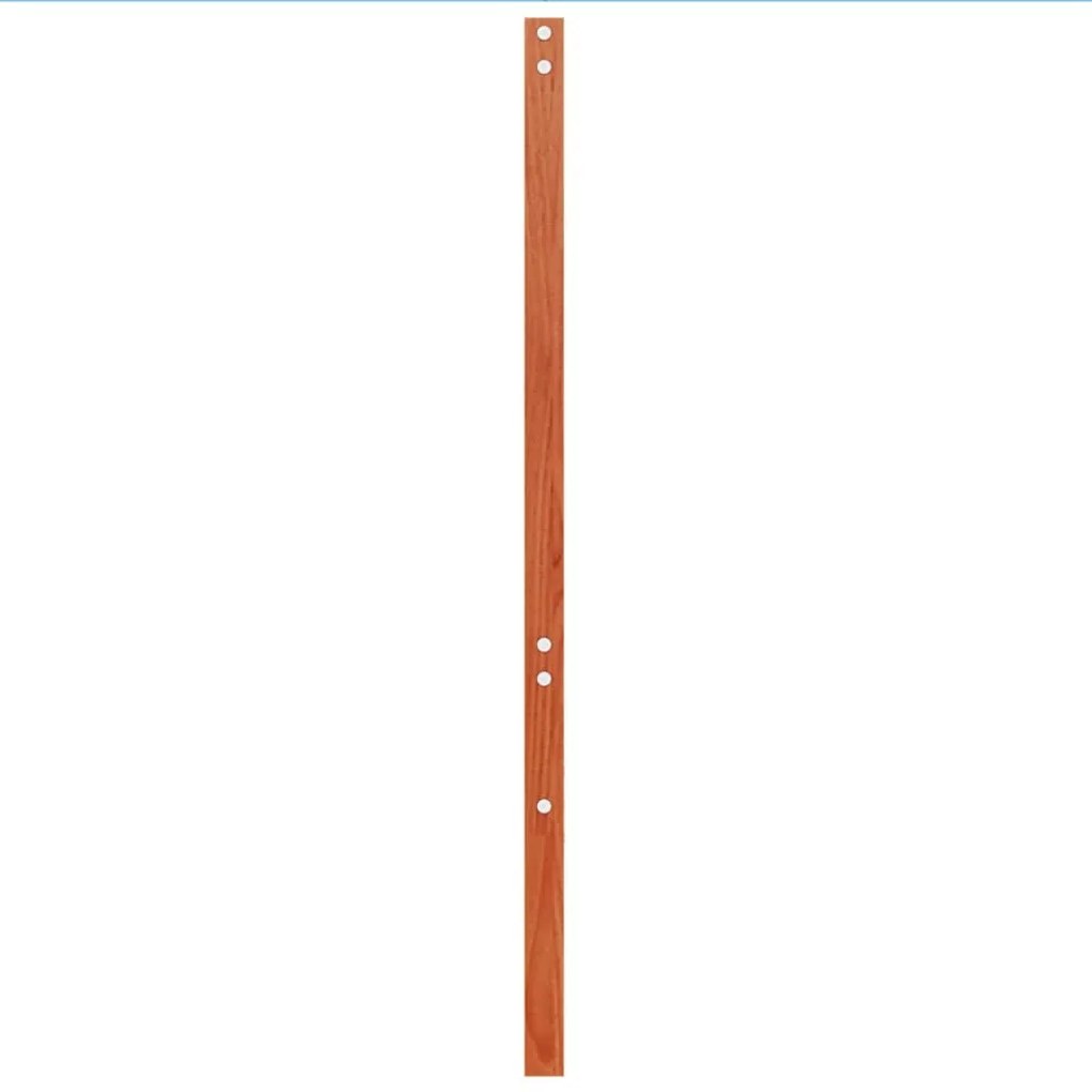 Testiera marrone cera 100 cm in legno massello di pino