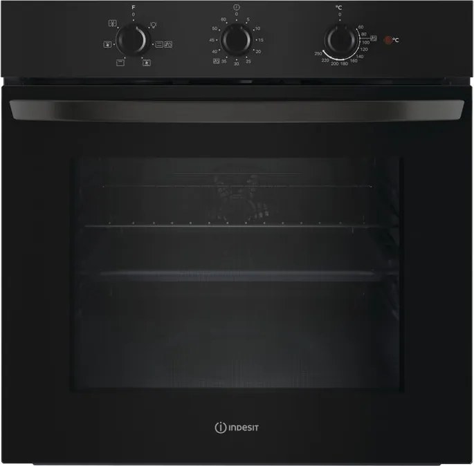 Forno da incasso elettrico multifunzione ventilato INDESIT nero