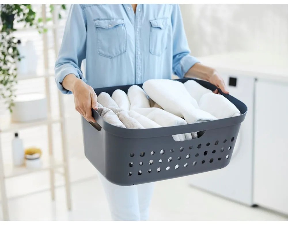 Cesto portabiancheria in plastica da 39 l Jona - Rotho