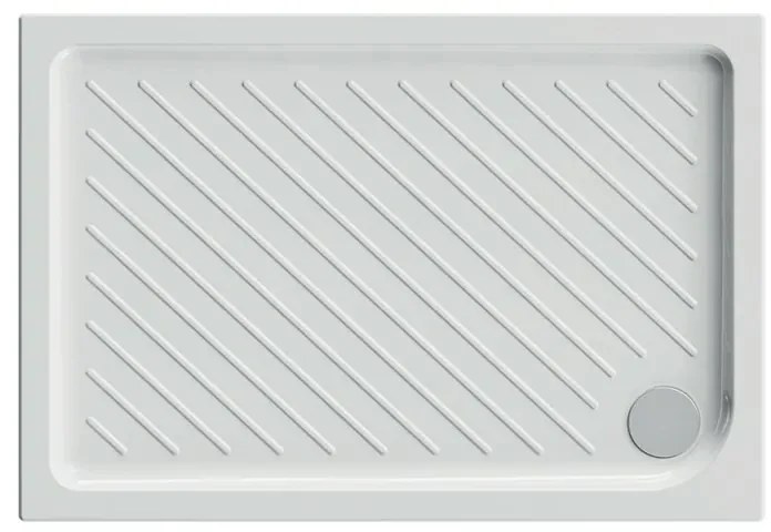 Piatto doccia 70x100 rettangolare in ceramica bianco Dolomite Gemma