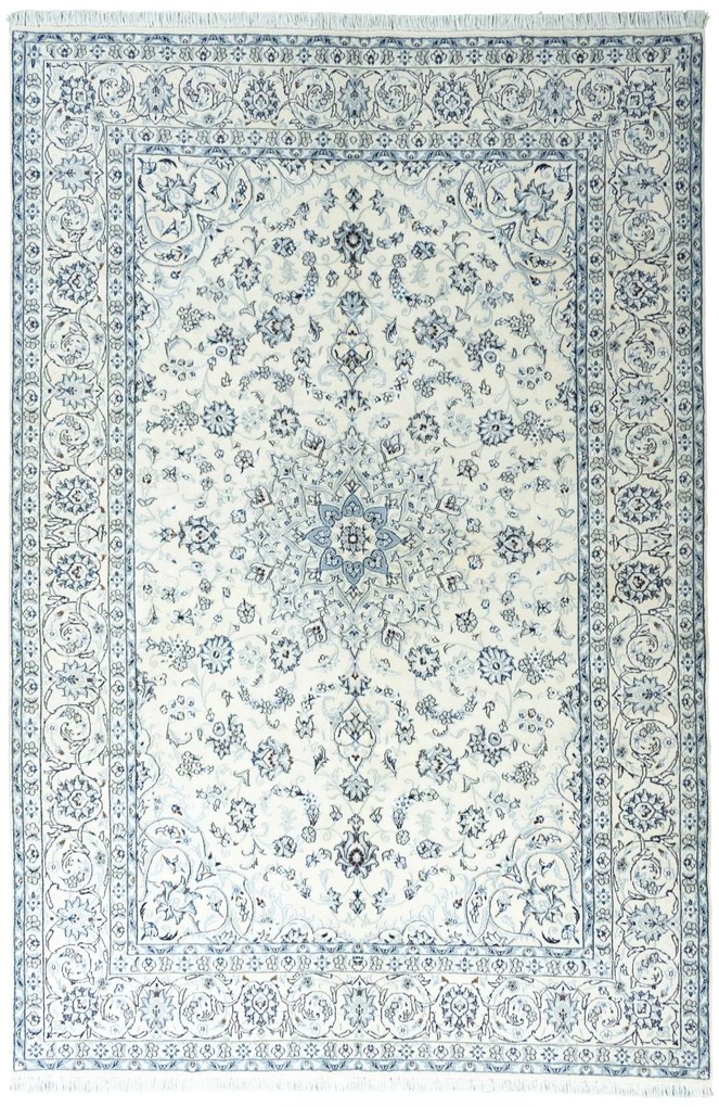 Nain Tappeto persiano 200 x 300 Beige (Iran) Annodato A Mano