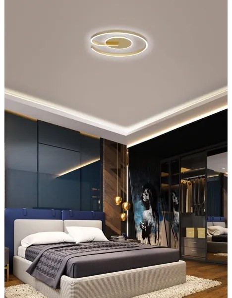 Brilagi - Plafoniera LED dimmerabile SPIRAL LED/56W/230V 3000/4000/6000K+telecomando