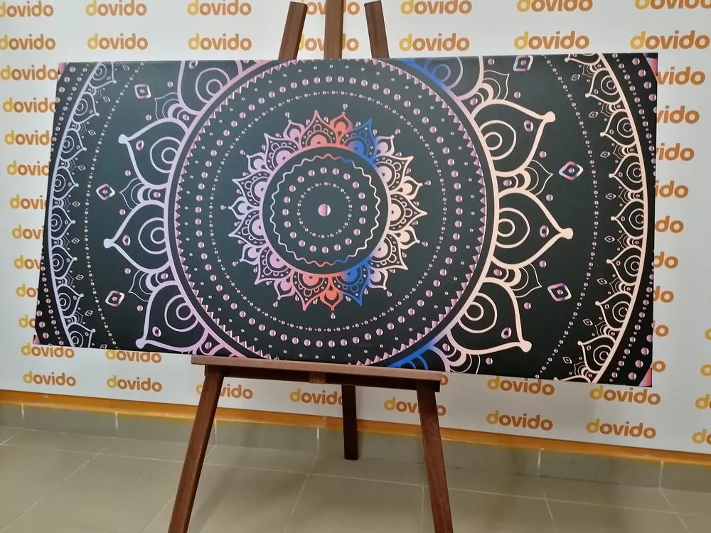 Stampa su tela – Mandala dorata