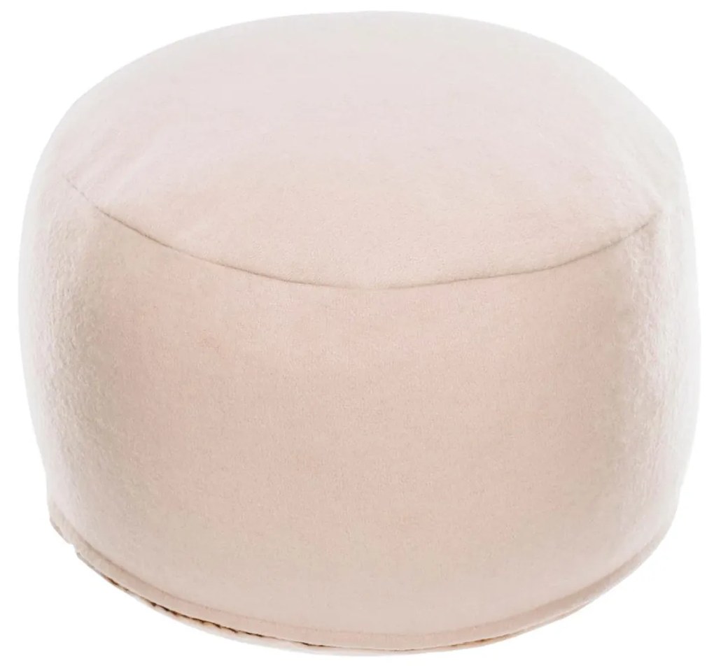 Kave Home - Pouf rotondo Flaminia rosa Ø 45 cm