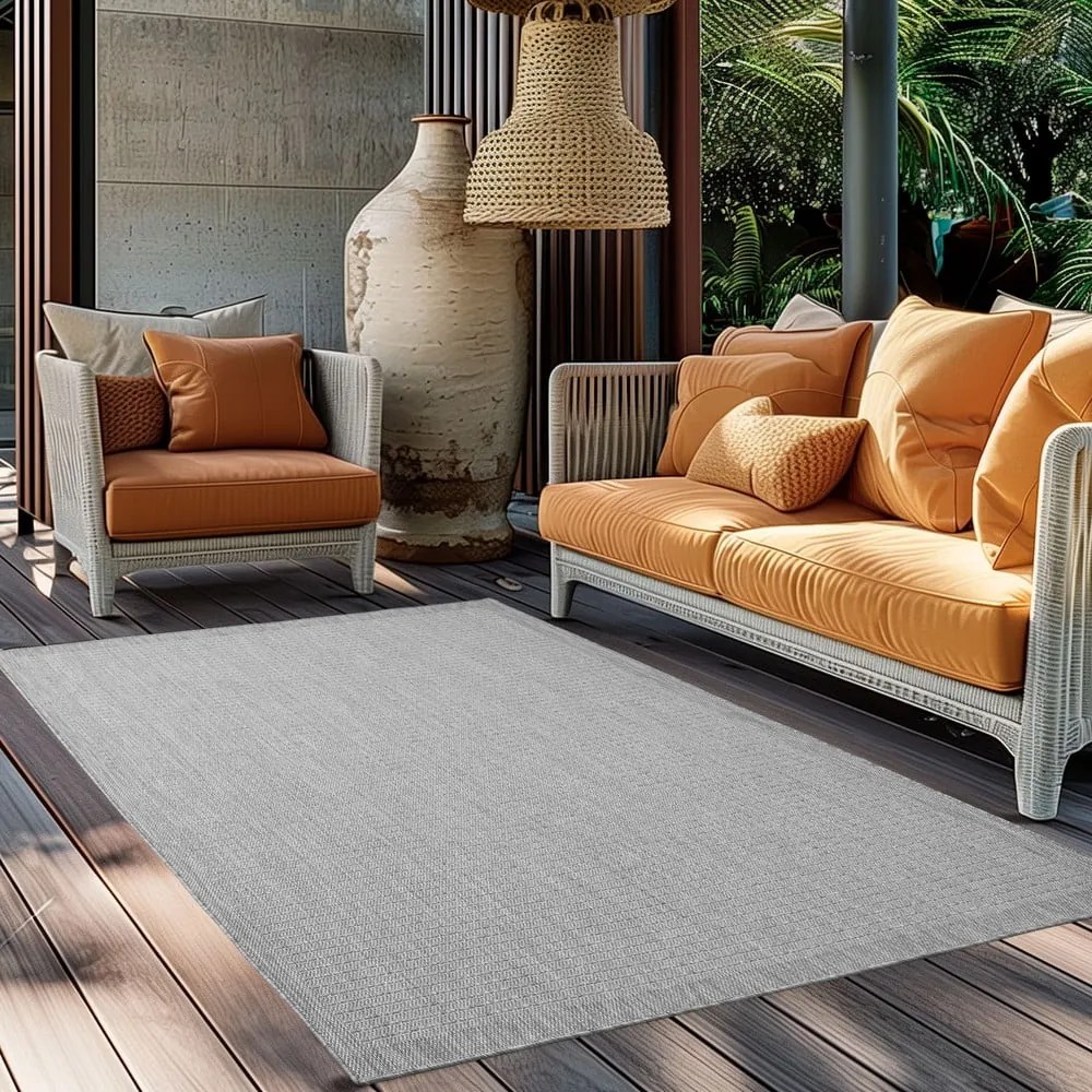 Tappeto grigio per esterni 80x150 cm Giza - Ayyildiz Carpets