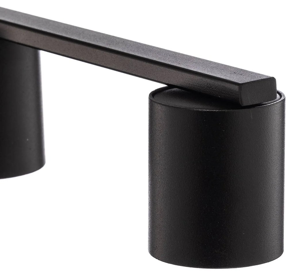 SIGMA Faretto da soffitto Sky, a 5 luci, nero