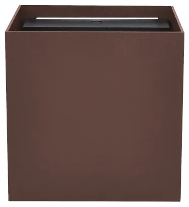 Brilagi - Applique da esterno CUBE LED/6W/230V marrone IP54