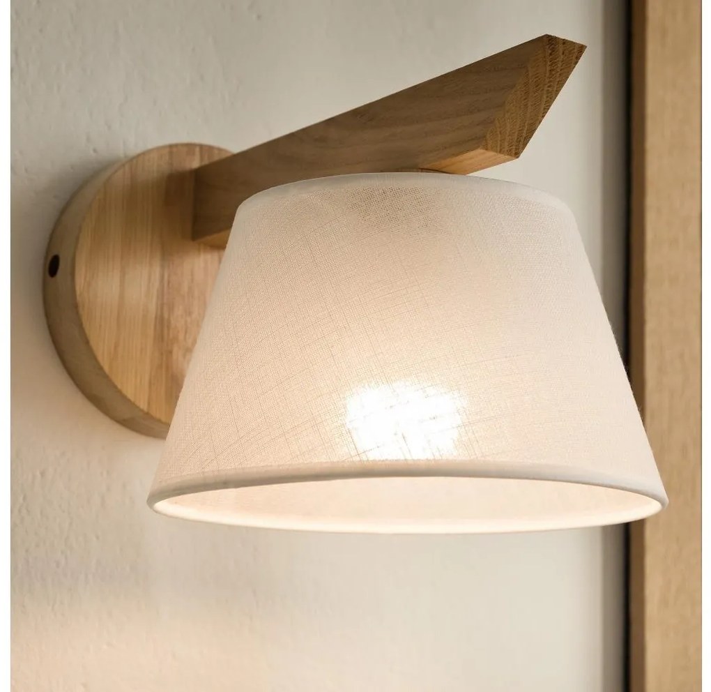 Lampada da parete ANTONIO 1xE14/40W/230V rovere